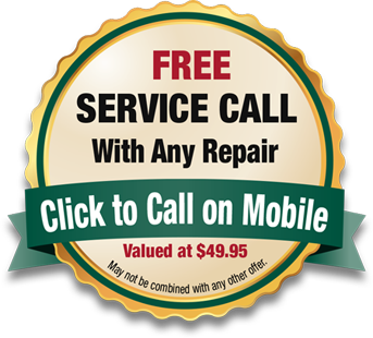 Free Service Call With Any Repair Valued at $49.95